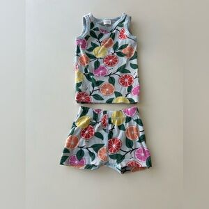 Toddler patterned pajama set